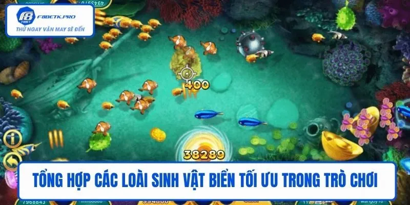 Tổng hợp các loài sinh vật biển tối ưu trong trò chơi
